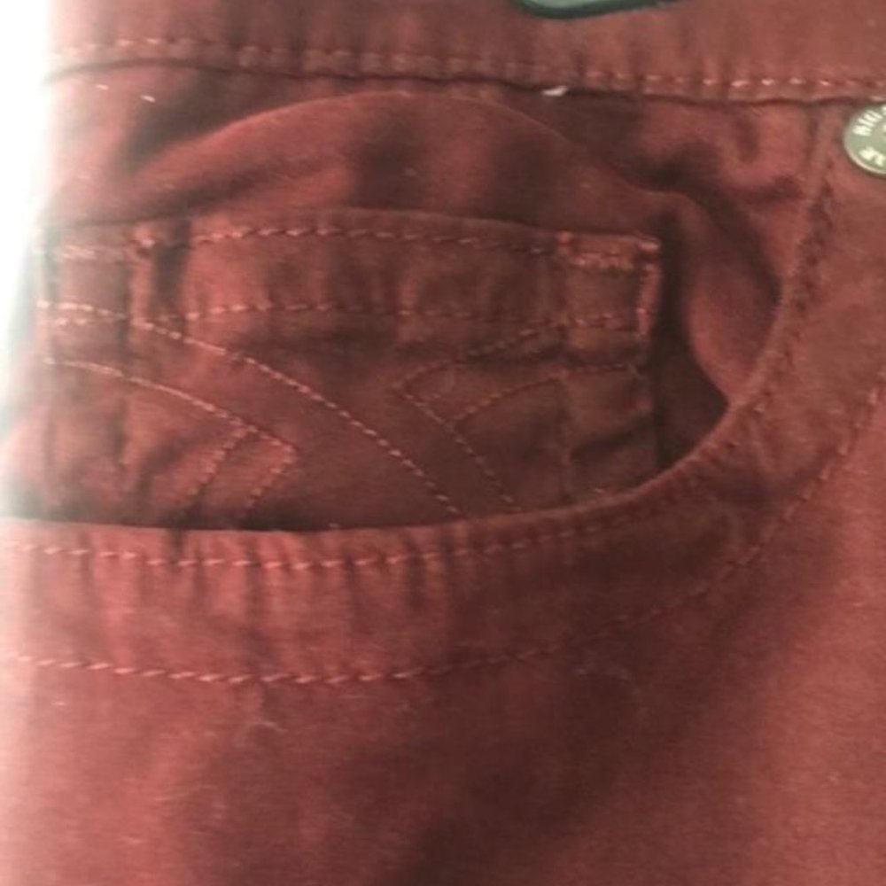Big Star Jenae Skinny Burgundy Jeans - Picture 2 of 4